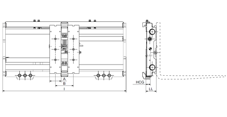 Modèles 6-25 G (avec déplacement latéral intégré en valve)